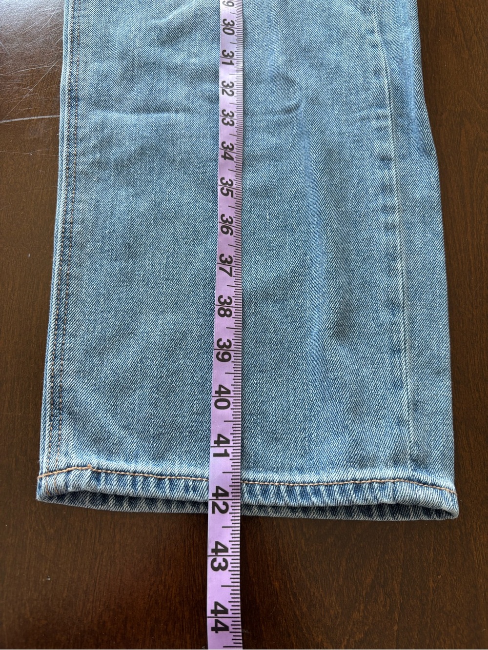American Eagle Mom Jeans Elastic Paperbag Waist High-Rise 12 Medium Wash - Picture 10 of 11